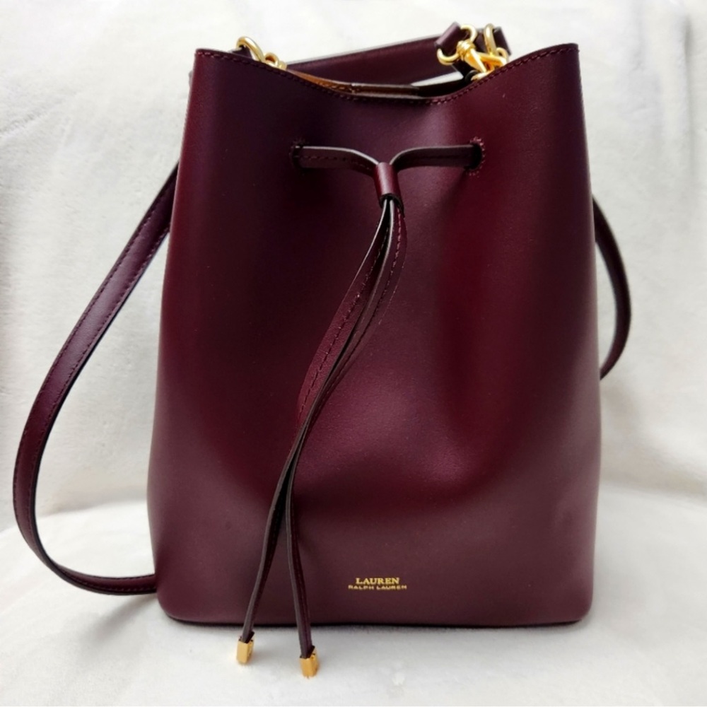 Ralph Lauren Brown Leather Bucket Bag - Picture 6 of 7